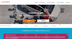 Desktop Screenshot of citroenselect.es